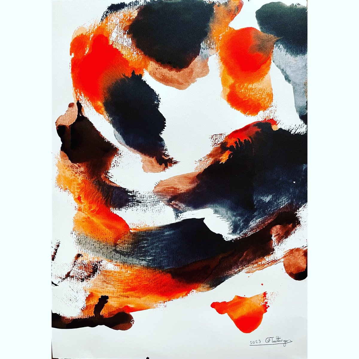 Art expressif, lumière et mouvement 2023 #245 #artexpressif #lumiereetmouvement #artabstrait #gftaittinger #encre #modernart #painting #abstractart #art #abstractartists #contemporarypainting #abstractpainting #taittinger (42cm x 59,4cm)