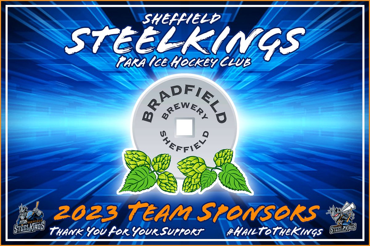 With less than 3 weeks to go before the start of the #BPIHL2023 season, we wanted to say thanks to our amazing team sponsors for the upcoming year!

A huge thank you to @BradfieldBrew for supporting us and believing in what we do! 👏 

#HailToTheKings 👑
#ParaIceHockey #Sheffield