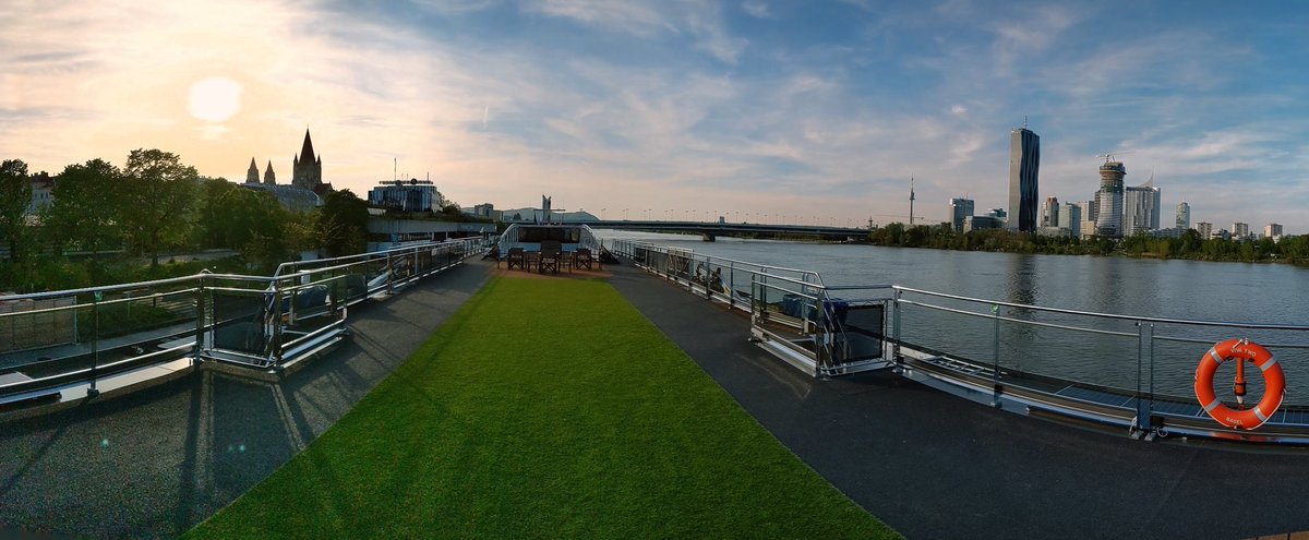 watchuswander's tweet photo. Just boarded the beautiful VIVA Two in Vienna! Excited to begin our journey down the Danube with #VIVACruises. Wonderful to be back in Europe! 😀🇦🇹

#RiverCruise #cruiselife #travel #travelphotos https://t.co/gmECEKmPPj