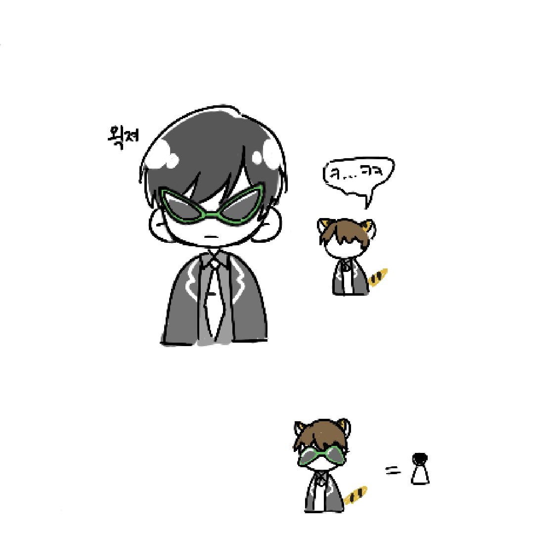 squid_555's tweet photo. 걍 개그 캐붕… 왹져안경 조의신과 황죠 https://t.co/1IPmDRJ1k0
