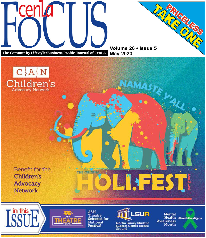 Namaste, Y'all! New Cenla Focus on stands and online starting today! cenlafocus.com