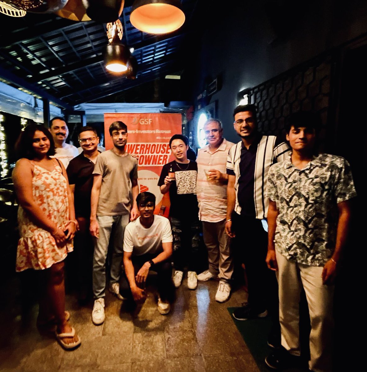 Powerhouse (<a href="/powerhouseven/">Powerhouse Ventures</a>) Sundowner at GSF (<a href="/gsf_fund/">GSF</a>) Retreat Goa ‘23, cheers! 🥂

<a href="/rajeshsawhney/">Rajesh Sawhney 🇮🇳</a> <a href="/nlaiq/">Niyaz Laiq</a> <a href="/masa_yamamoto18/">Masa Yamamoto 🇮🇳</a> <a href="/Kushagra0028/">Kushagra Goyal</a> <a href="/sheryl_lazer/">Sheryl Lazer</a> Arsh <a href="/notsxmbhxv/">Sambhav</a> 

<a href="/SriPeddu/">Sri Peddu</a> Kshitij
