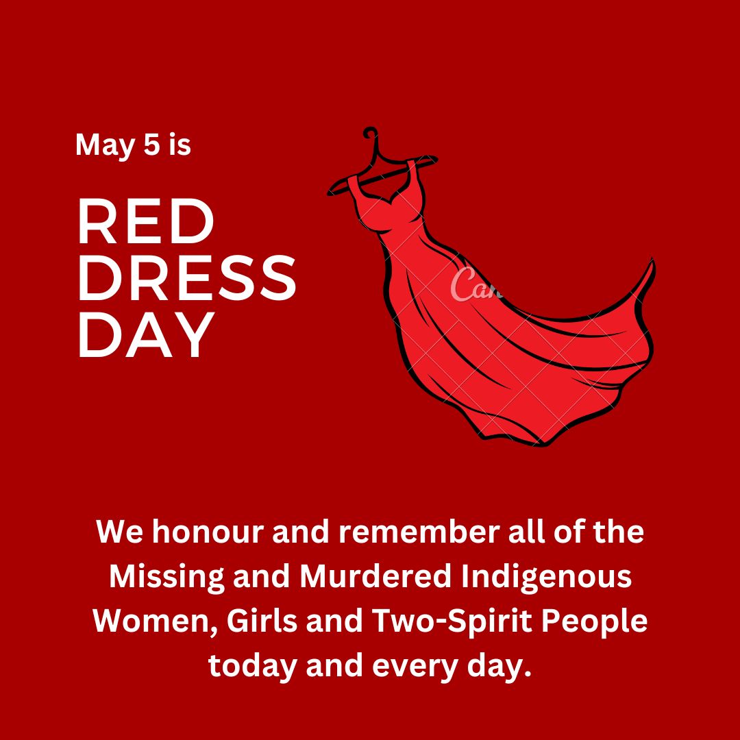 Today and every day, we honour and remember all of the Missing and Murdered Indigenous Women, Girls and Two-Spirit People across the continent. #WhyWeWearRed