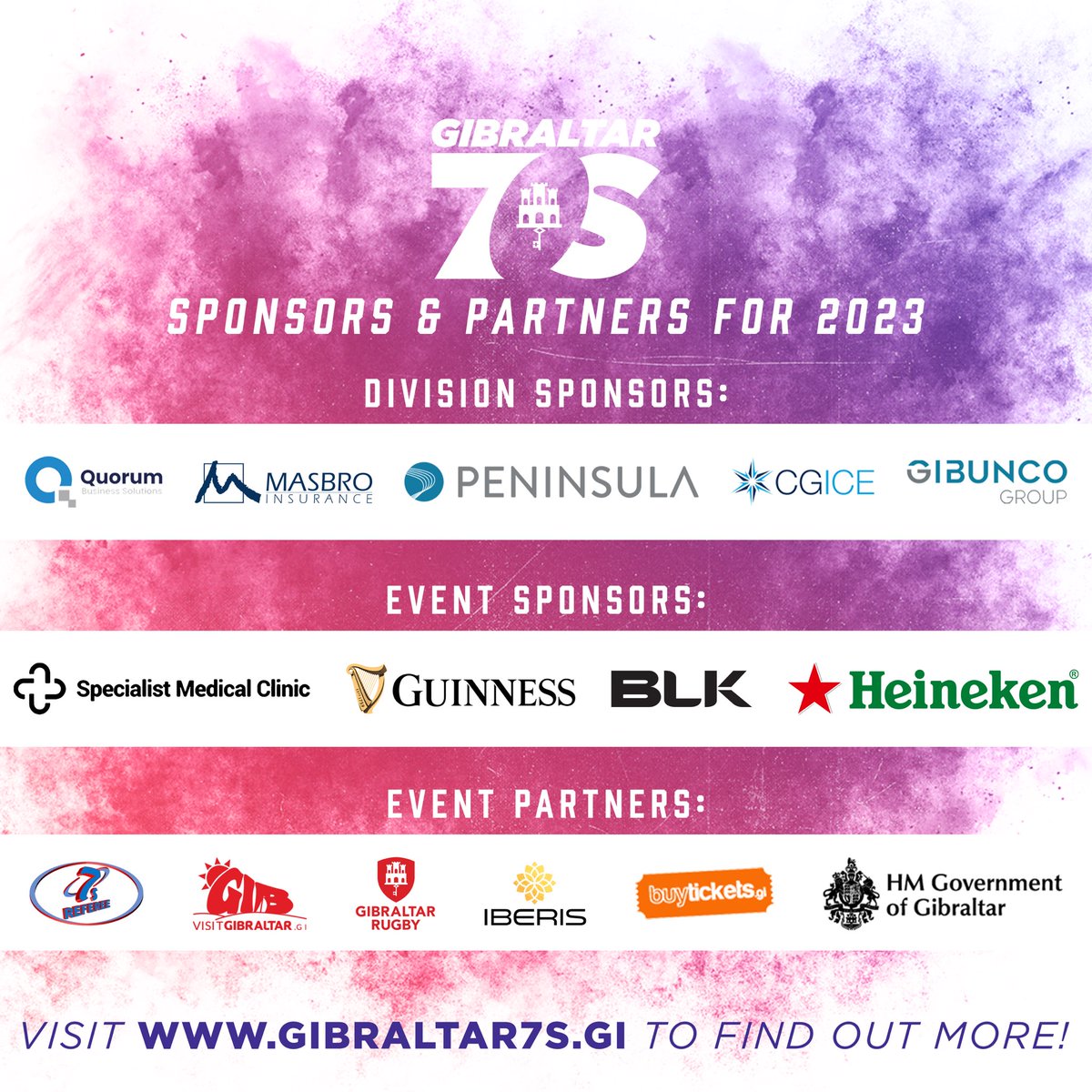 Get ready for a weekend filled with Live Music, DJ’s, Beer Festival, Food &amp; Merch Stalls, Family Fun Day &amp; much more at the Gibraltar 7s Rugby Festival from 22nd-25th June!🤩☀️🏉

p.s. Remember your Hawaiian shirts!🏝️

#Gibraltar7s

#RugbySevens #Gibraltar #Summer