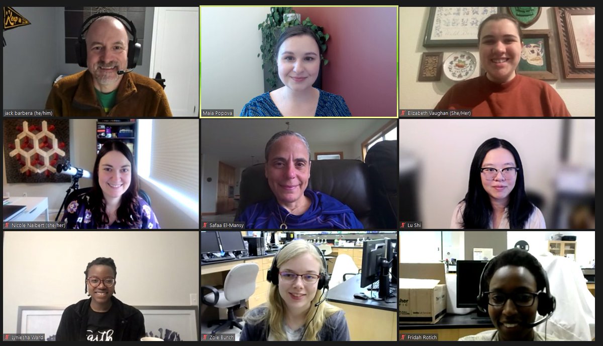 Today's highlight is the joint group meeting of the Barbera and Popova groups 🌟 <a href="/Lu_Shi21/">Lu Shi</a> presented our evaluation of the Departmental Climate around Diversity, Equity, and Inclusion (DCaDEI) survey data collected by <a href="/ChrissyStachl/">Dr. Chrissy Stachl</a> and colleagues