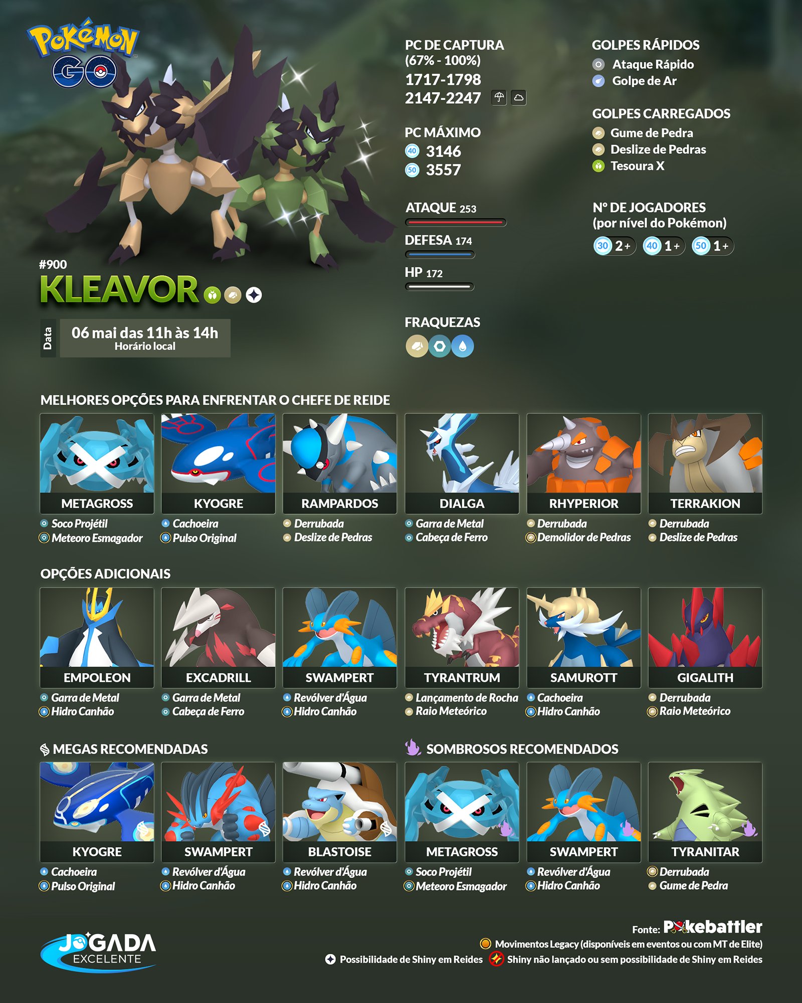 Jogada Excelente - Rayquaza retornará ao Pokémon GO como Chefe de