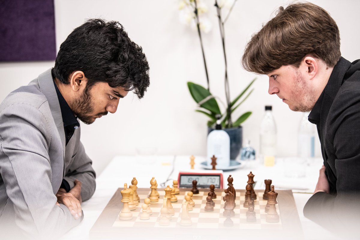 ChessbaseIndia's tweet photo. D Gukesh is off to a fiery start. In the 2nd round of Tepe Sigeman and Co Tournament, the India no.2 played a brilliant game with the White pieces to defeat the top German GM Vincent Keymer! This 35-move victory can be considered a model game in the Ruy Lopez.
📸: @davidllada https://t.co/O9ytU6LNy5