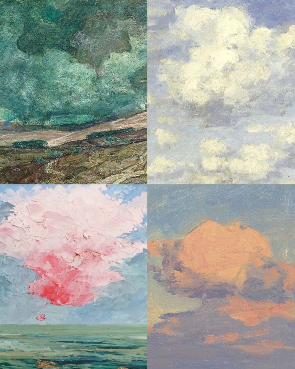 study of clouds — in art