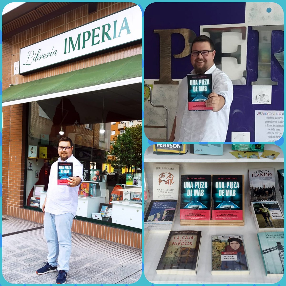 Librerías que suman. librería Imperia (Gijón)
@penguincrimen
@penguinlibros 
#novedadeditorial #NovedadesPenguin #NovelaNegra #unapiezademas