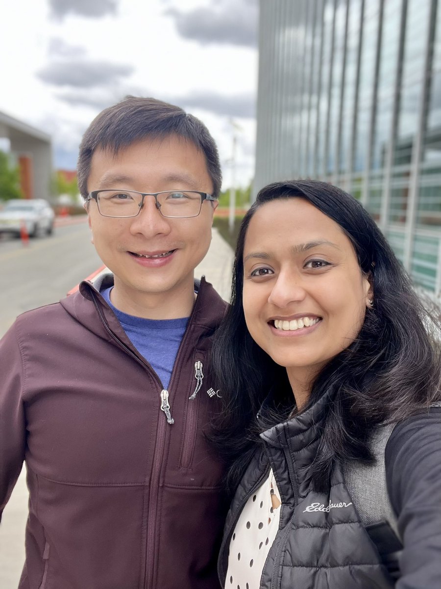 It was great catching up with @qchenmdphd ! Nerdy clinician scientist with nerdy mouse cartoon drawing skills! 🐭 😎