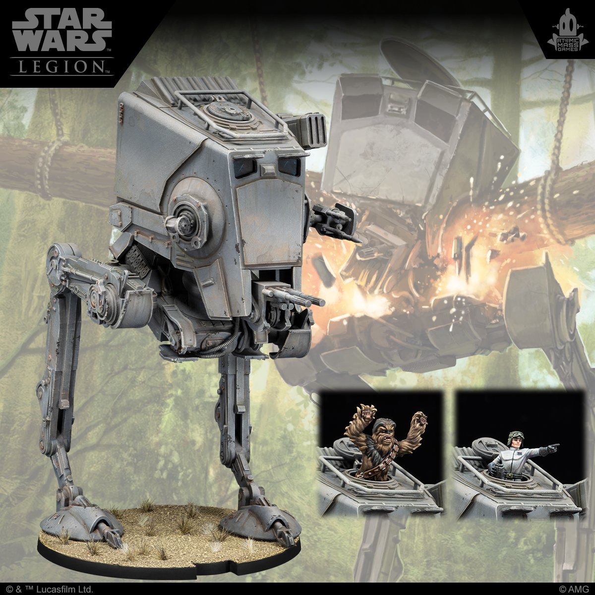 Yub nub! We are thrilled to welcome Wicket, Logray, the Ewok warriors of Bright Tree Village, and an Endor AT-ST - piloted by either Chewbacca or General Weiss - to STAR WARS: Legion.

shop.asmodee.com/star-wars-5-le…

shop.asmodee.com/star-wars-5-le…

shop.asmodee.com/star-wars-5-le…