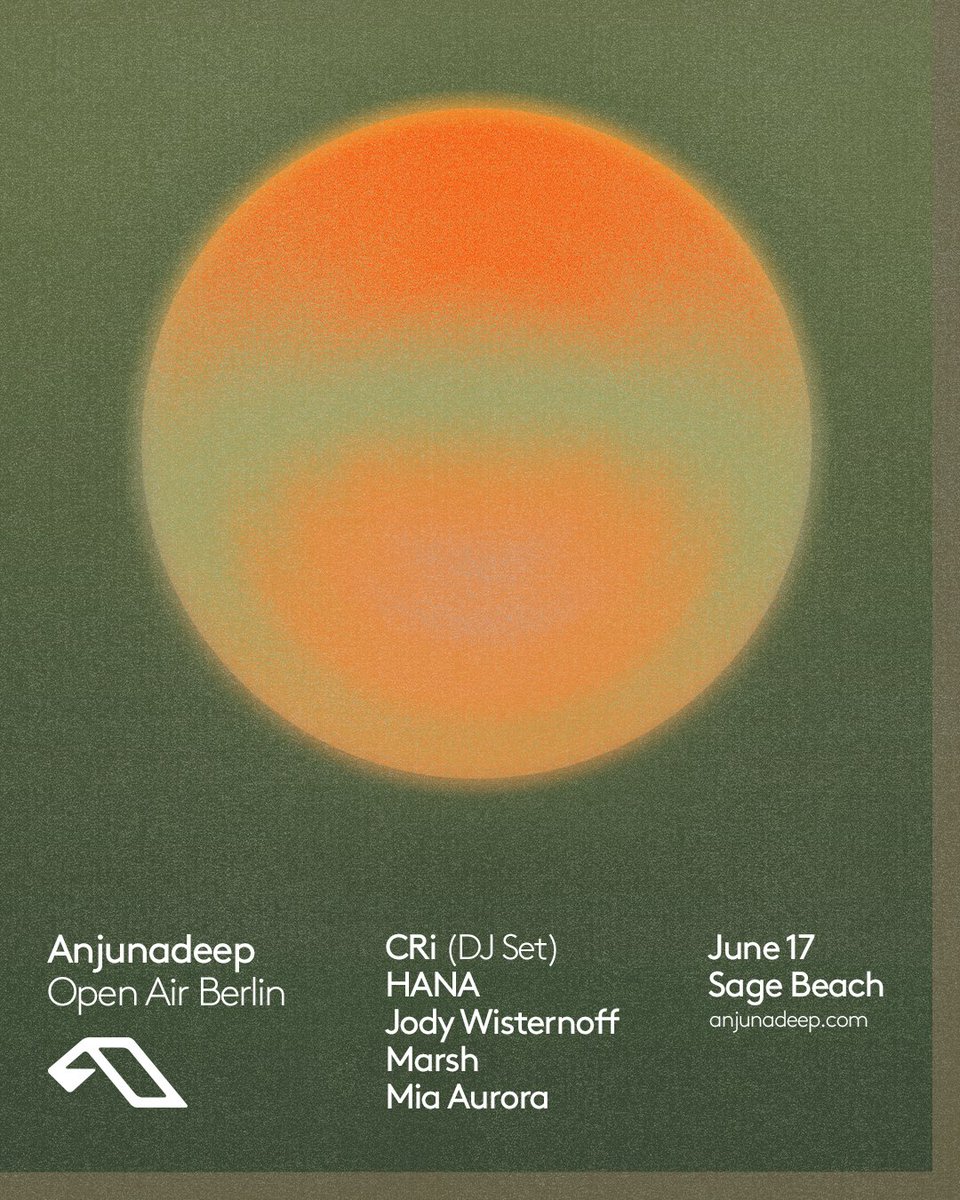 Berlin! So excited to be playing @Anjunadeep's Open Air Berlin on June 17th!! ✨💜 Tickets: ra.co/events/1684258