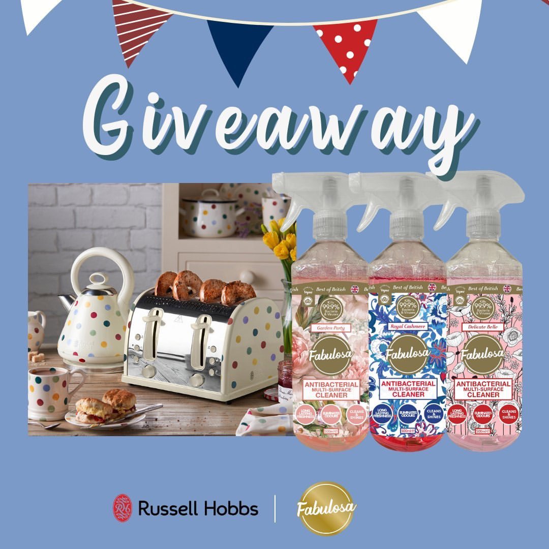ZeusPRAgency's tweet photo. In celebration of the King’s Coronation tomorrow, we are delighted to have secured a brand partnership for our client Fabulosa, which has has teamed up with @RussellHobbsUK for a joint social media giveaway!

Wishing you all a happy Coronation weekend!🤴🇬🇧 https://t.co/SHyzSNsnQu
