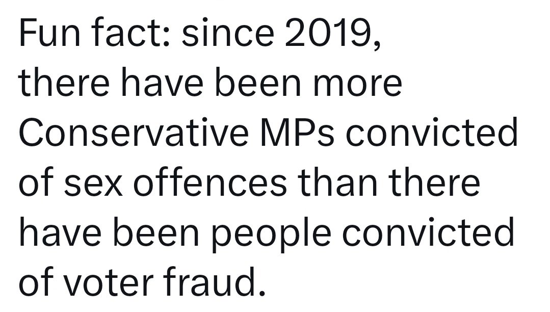 🔴TORIES: Sex Offences