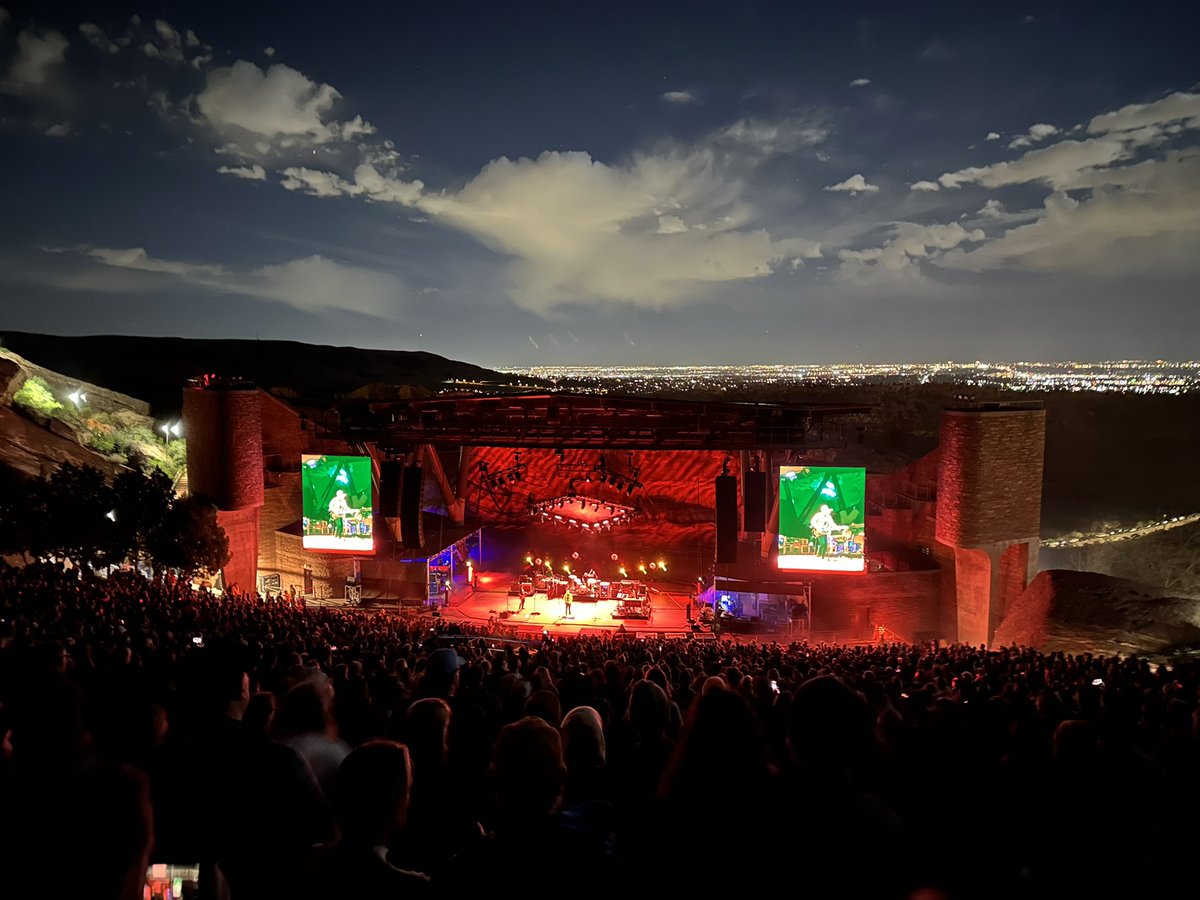 DrewD4343's tweet photo. Soul lifting day, checked @RedRocksCO off the bucket list. Thanks @JasonIsbell for the heart you @amandashires and the 400 Unit put into it. Loved being with Meghan @Matt_l_cook @cook9427. Full moon and reconnecting with my old friend Andrew was the chefs kiss on a perfect night. https://t.co/5mF8jvPVDt
