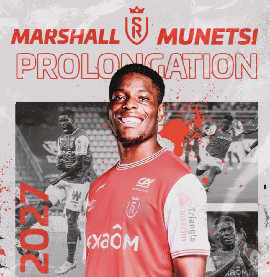 Footballogue's tweet photo. Dans la vidéo de prolongation de Marshall Munetsi jusqu'en 2027, le Stade de Reims annonce une magnifique clause à caractère caritative dans son nouveau contrat. ❤️

À chaque kilomètre parcouru par le joueur sur le terrain, le club s'engage à reverser 100 euros à la fondation Marshall Munetsi, qui œuvre depuis 2019 au Zimbabwe, notamment pour l'accès à l'éducation. 👏

L'initiative prendra effet dès ce week-end contre Lille. Le genre de gestes qui nous font encore plus aimer le football. 🙌

(@StadeDeReims)