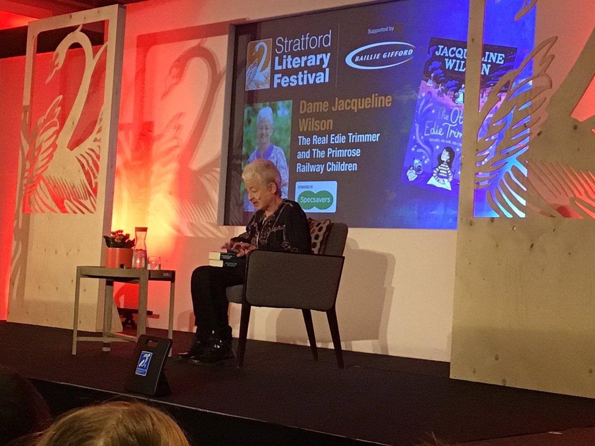 TJPrimary's tweet photo. Year 3 had a fantastic time seeing Jacqueline Wilson at the Stratford Literacy Festival today. What a brilliant day we’ve had 😁 #TJYear3 #TJEnglish #TJEnrich https://t.co/xgyuSefqQP