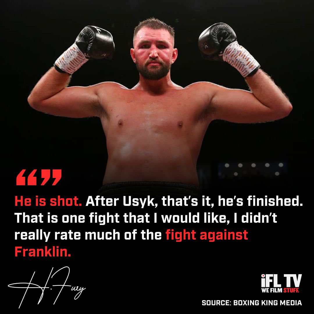 IFLTV's tweet image. Hughie Fury on Anthony Joshua 🗣

🤔 Do you believe he'd have the beating of AJ? 

#AnthonyJoshua | #BoxingNews