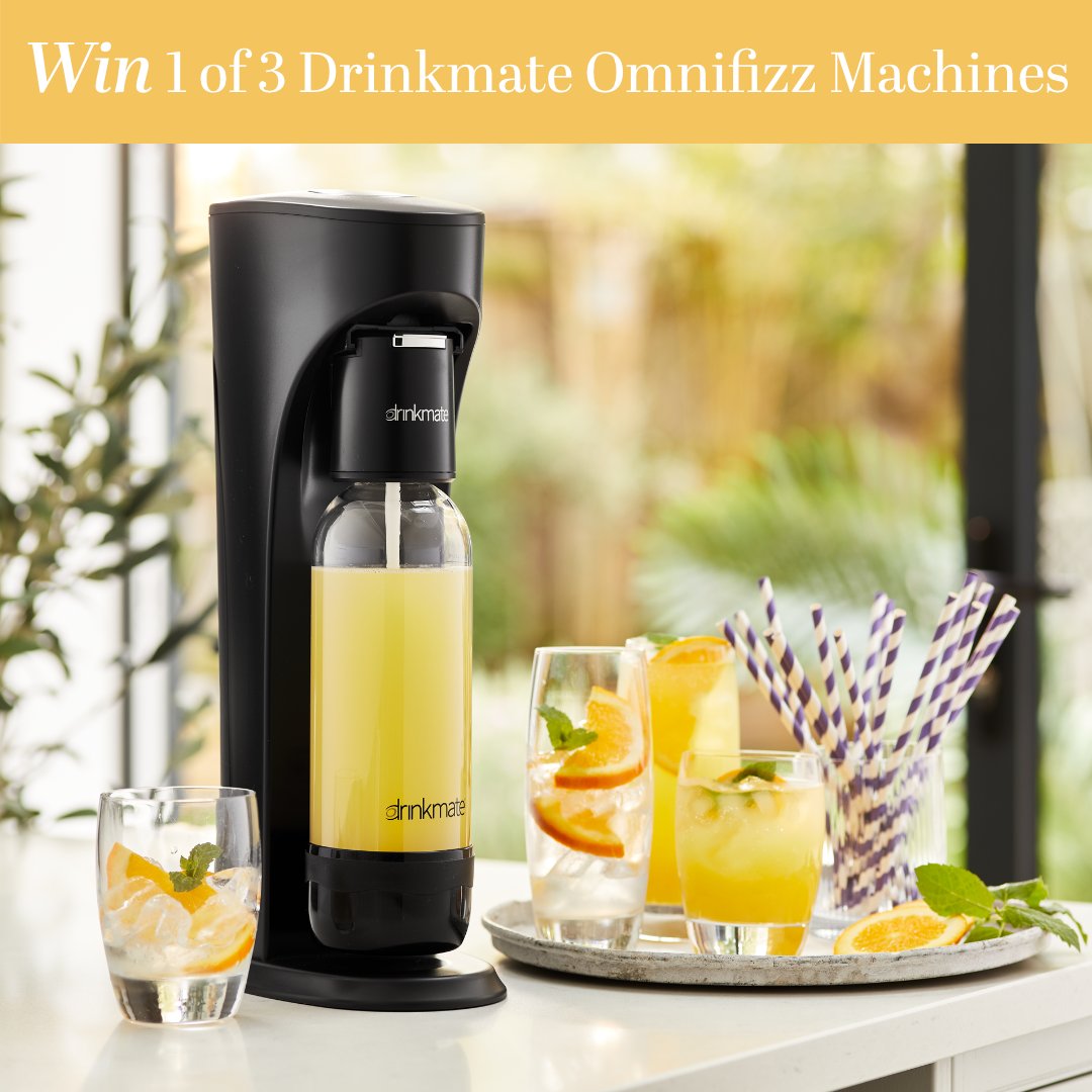 Win 1 of 3 Drinkmate OmniFizz Machines🏆️

To enter complete the steps before midnight 12th May:

1) Like this tweet and follow us
2) Retweet, tag us and let us know which cold drink you would like to carbonate and add a little fizz to

T &amp; C's apply - lakeland.co.uk/info/TermsAndC…