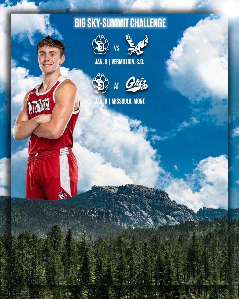 SDCoyotesMBB's tweet photo. 𝗧𝗵𝗲 𝗦𝘂𝗺𝗺𝗶𝘁 𝗺𝗲𝗲𝘁𝘀 𝘁𝗵𝗲 𝗕𝗶𝗴 𝗦𝗸𝘆 🤝

Our matchups are set for next year's Big Sky-Summit Challenge!

📰: https://t.co/y2hQDejQHt

#WeAreSouthDakota x #GoYotes 🐾 https://t.co/a5iStbqset