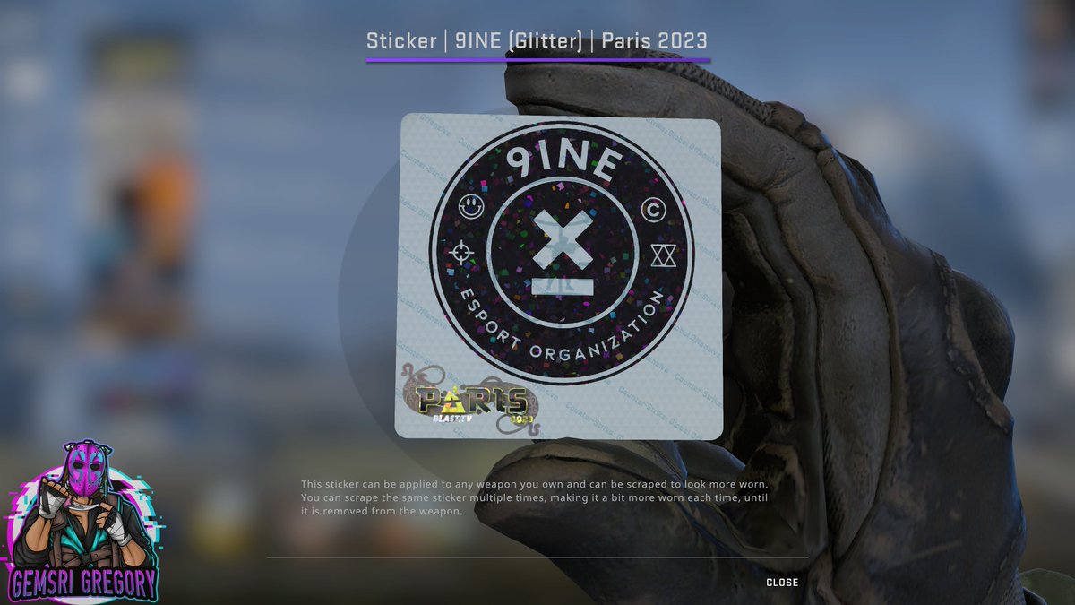 gemsrigregory's tweet photo. How the Paris 2023 9ine stickers could've looked
#csgo https://t.co/WQATWGqf0C