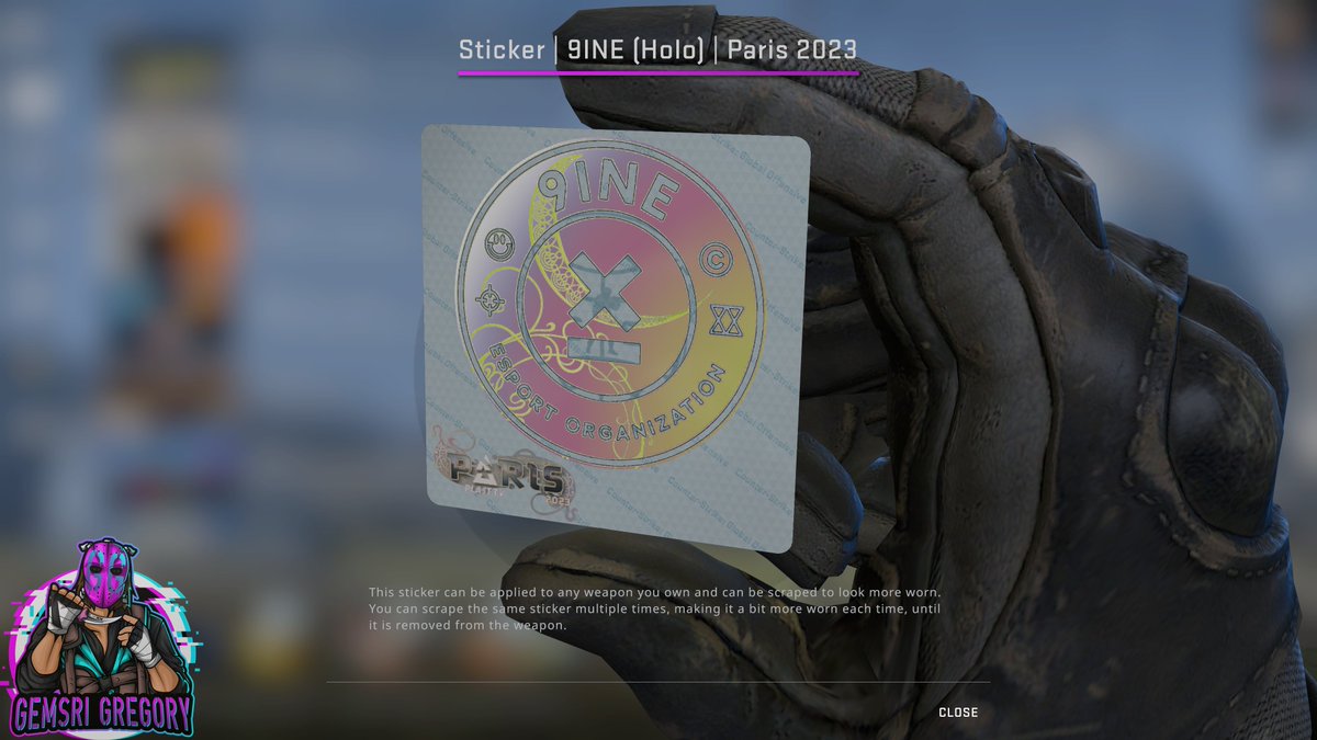 gemsrigregory's tweet photo. How the Paris 2023 9ine stickers could've looked
#csgo https://t.co/WQATWGqf0C