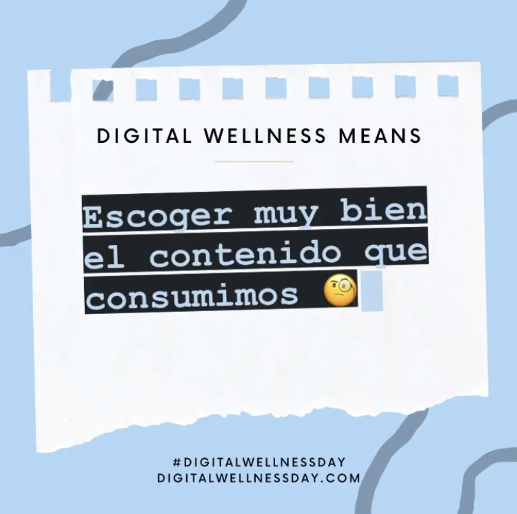 Me gusta este movimiento, tan necesario en estas redes digitales para cuidar nuestra #saludmental 🧠 #DigitalWellnessDay #Tecnologia