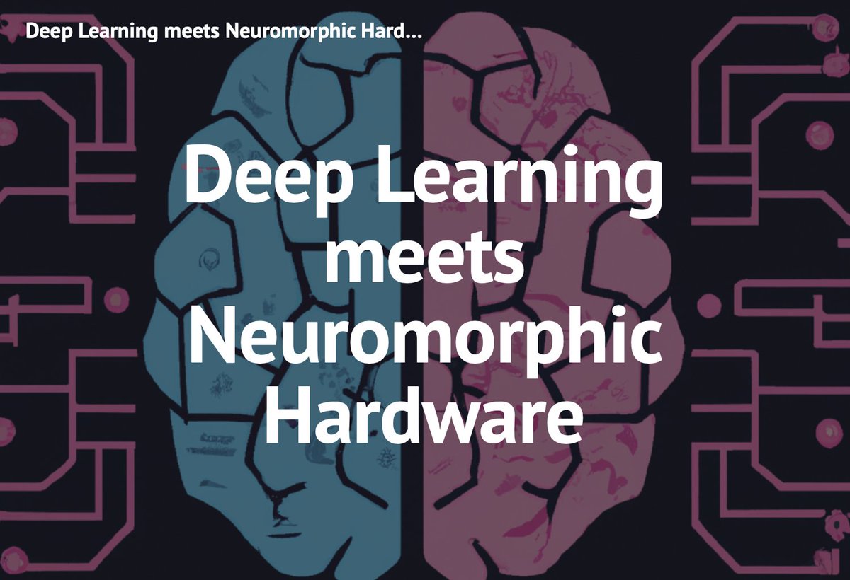 👋 Our @ECMLPKDD worksohp on #DeepLearning meets #Neuromorphic #Hardware is now accepting submissions! 🚨deadline 12 June ℹ️sites.google.com/unipi.it/dlnh-… please help circulate, thanks!