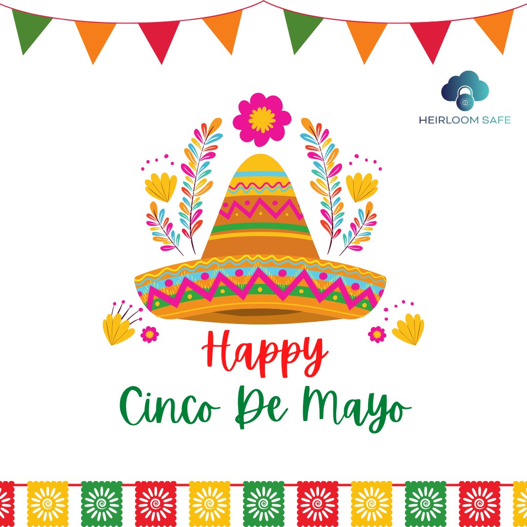 Wishing you a colorful, fun, and festive Cinco de Mayo!🌮
.
.
.
.
#CincoDeMayo #HappyCincoDeMayo #digitalvault #will #datasecurity #livingtrust #estateplan #personaldocuments #securedashboard #legacy #legacycontact #estateplanning #vitaldocuments #estateplan