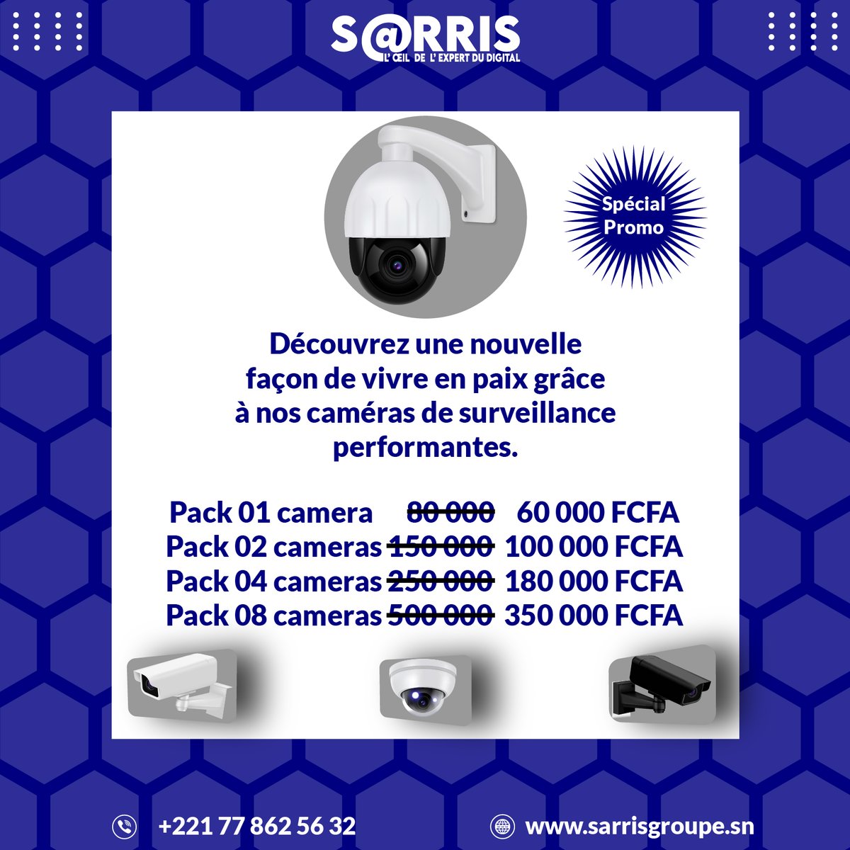 SarrisGroupe's tweet image. Grâce aux nouvelles technologies, la caméra de surveillance offre des possibilités de sécurité 
#surveillancecameras #security #protection #specialoffer #technology #entrepreneurs #webdesign #marketingdigital #digital #kebute #sarris #tech #boostersales #businesssuccess