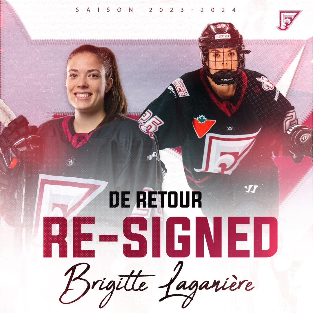 La Force de Montréal est fier d’accueillir deux joueuses élite issues des rangs universitaires 🇨🇦 , Audrey-Anne Veillette et Rosalie Bégin-Cyr.

Du même coup, la #ForceMTL est fier de rapatrier deux piliers du club en Jade Downie-Landry &amp; Brigitte Laganière pour plusieurs années.