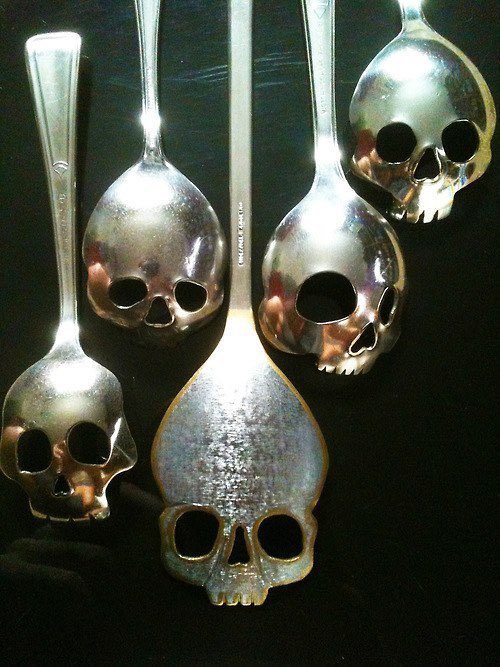 Sugar spoons 💀☕️