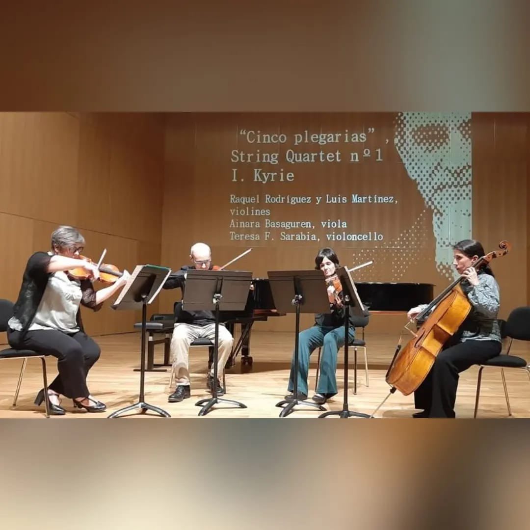 ilestelche's tweet photo. Qué fantástica experiencia ayer el concierto monográfico con mis “Plegarias”, mil gracias a todos por el recibimiento y la implicación en cada una de las piezas.
@ConserProBurgos
@cndm_inaem
@EscuelaRSofia
#chambermusic
#plegarias
#NewMusic
#livemusic
#monographic https://t.co/sdUwksai5U