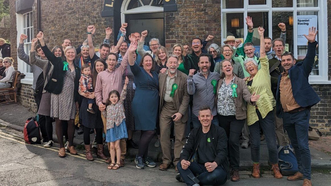 Extraordinary results for local Greens today, as we became the biggest party on Lewes District council with 17 councillors!
Conservatives reduced from largest party to zero councillors.
Looking forward to working hard for local people.
#LocalElections2023  <a href="/TheGreenParty/">The Green Party</a>