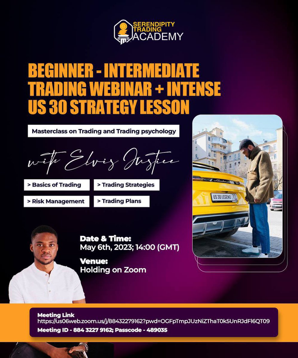 manofserendipty's tweet photo. For any one that wanna learn how to trade from scratch to an intermediate level , this is for you. I will also teach you all I know about US 30 

Share to everyone. Accepting 600 persons for the call. It’s free. First come first gets served

https://t.co/yEeEHrhU8U https://t.co/WPhcuwOmD3
