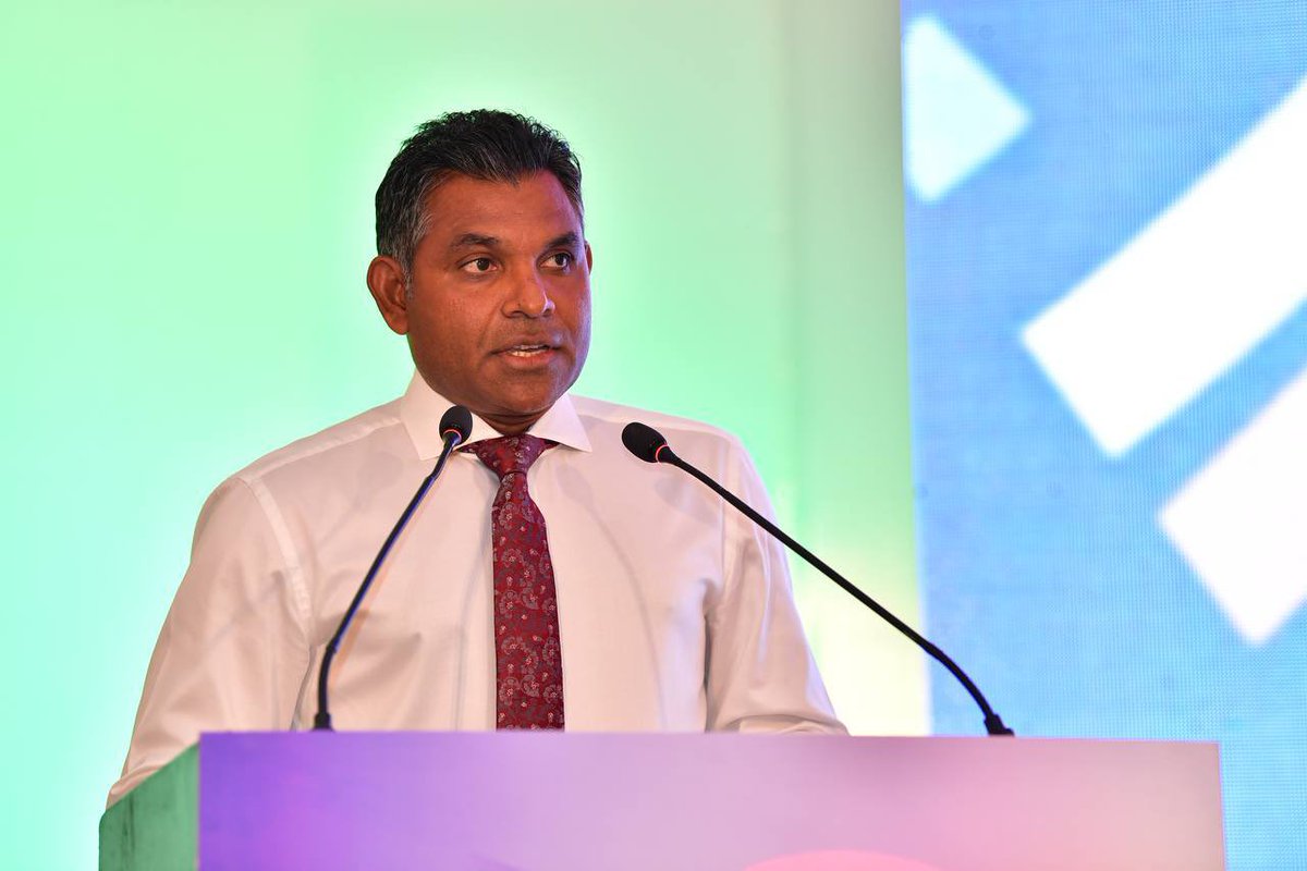 MoHmv's tweet photo. ޕްރައިމަރީ ހެލްތުކެއަރ އާލާކޮށް ހަރުދަނާކުރުމުގެ  މަސައްކަތް ފެށުމުގެ  ރަސްމިއްޔާތުގައި ނައިބު ރައީސް  @FaisalNasym  ވާހަކަފުޅު ދެއްކެވުން - ފ.އަތޮޅު 
#PrimaryHealthCare #HealthyFuture #DhulhaheyoJeeleh https://t.co/oWwlvFLHtq