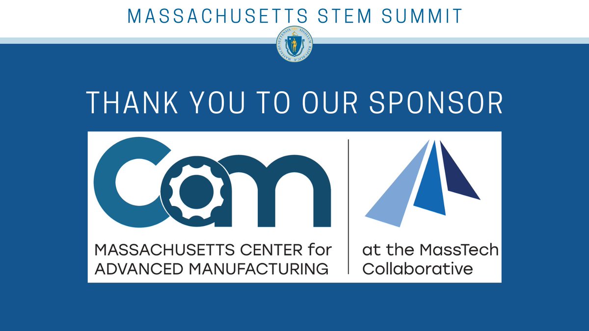 MassEducation's tweet photo. Sec. @PatrickTutwiler and our office want to offer our sincere gratitude to @Mass_Tech for sponsoring the 2023 #MASTEMSummit. Thank you for #ReimaginingHighSchool alongside us and working to expand #STEM opportunities across MA! https://t.co/jJ9DCCuiKc