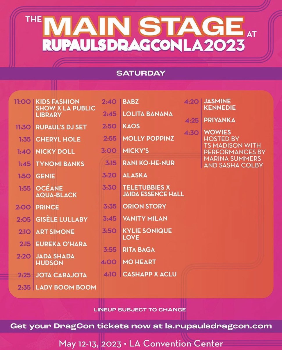 BastetPromotio1's tweet photo. The ultimate #DragRace lineup takes the stage NEXT WEEKEND at @RuPaulsDragCon!! 🎉💖 use our link to secure your passes while you can! 🥳

🎟️ https://t.co/t3wYx3fUHr 🎟️

#BastetPromotions #RuPaul #RuPaul2023 #RuPaulDragCon #RuPaulDragCon2023 #RuPaulDragConLA #RuPaulDragConLA2023 https://t.co/iaDmrL1sRt