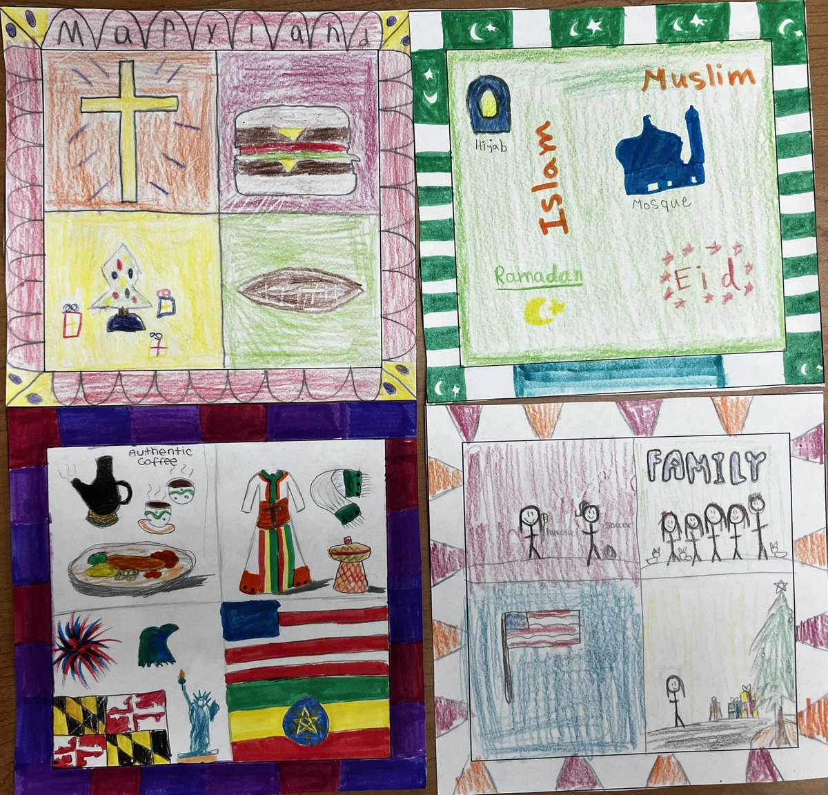 CMSvisualart's tweet photo. Our @CatonsvilleMS art students designed culture quilt squares for diversity night next week. Can’t wait to see all the different cultures represented!
#diversity #culture #cmsgameon https://t.co/lTyAX6ZX3A