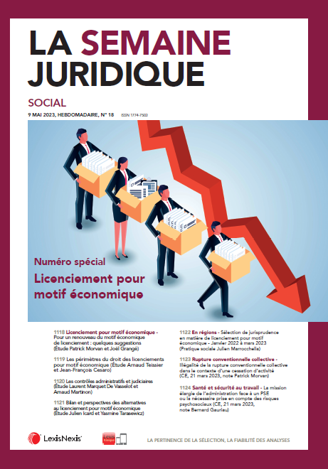 JCP_Social's tweet image. JCP S n° 18 #Lexis360 #LexisKiosque (lexiskiosque.fr) un numéro spécial "Licenciement pour motif économique"

Bonne lecture et bon week-end !