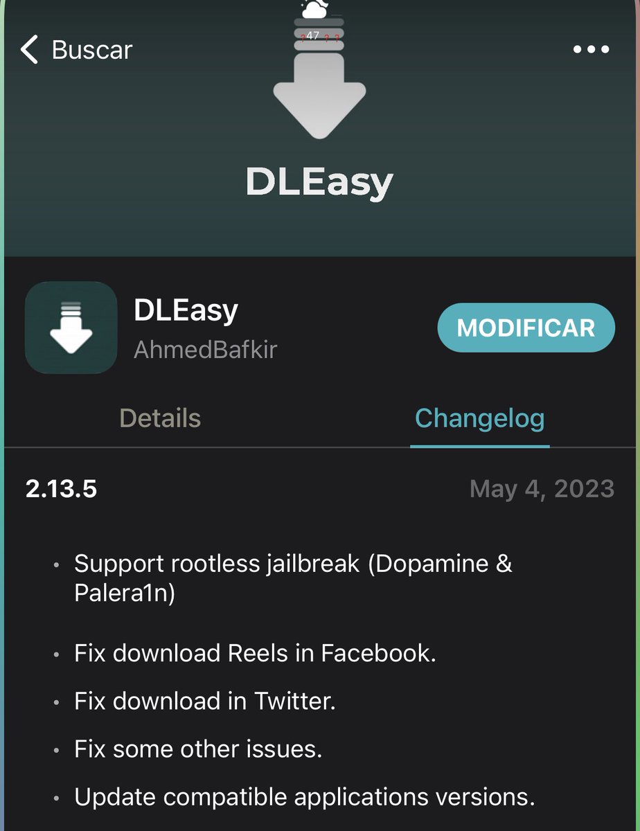 Th3_Sh4d0wX's tweet image. 🎉Sorteo #DLeasy

DLeasy ahora es compatible con el #JBRootless de #Dopamine, como el tweak es de pago tenemos un código disponible para sortear. 

Pasos sencillos: 
1- Seguir las cuentas @Th3_2h4d0w y @LodwinAcLp 
2- Dar Like❤️ y Retweet🔄

Finaliza en 48 horas, suerte a todos.
