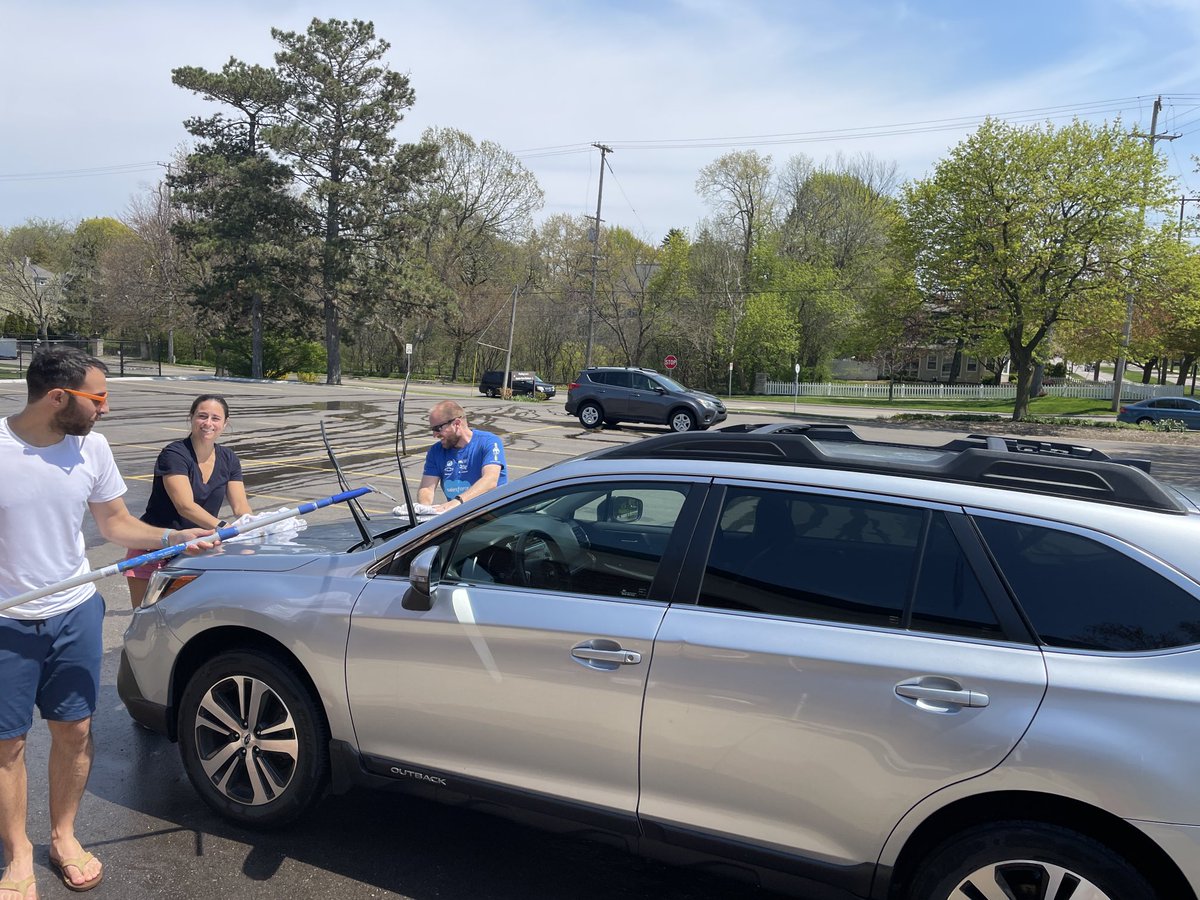 Our PTO is amazing! They are washing cars for our staff for Appreciation Week. We appreciate your support! #kindnesscounts