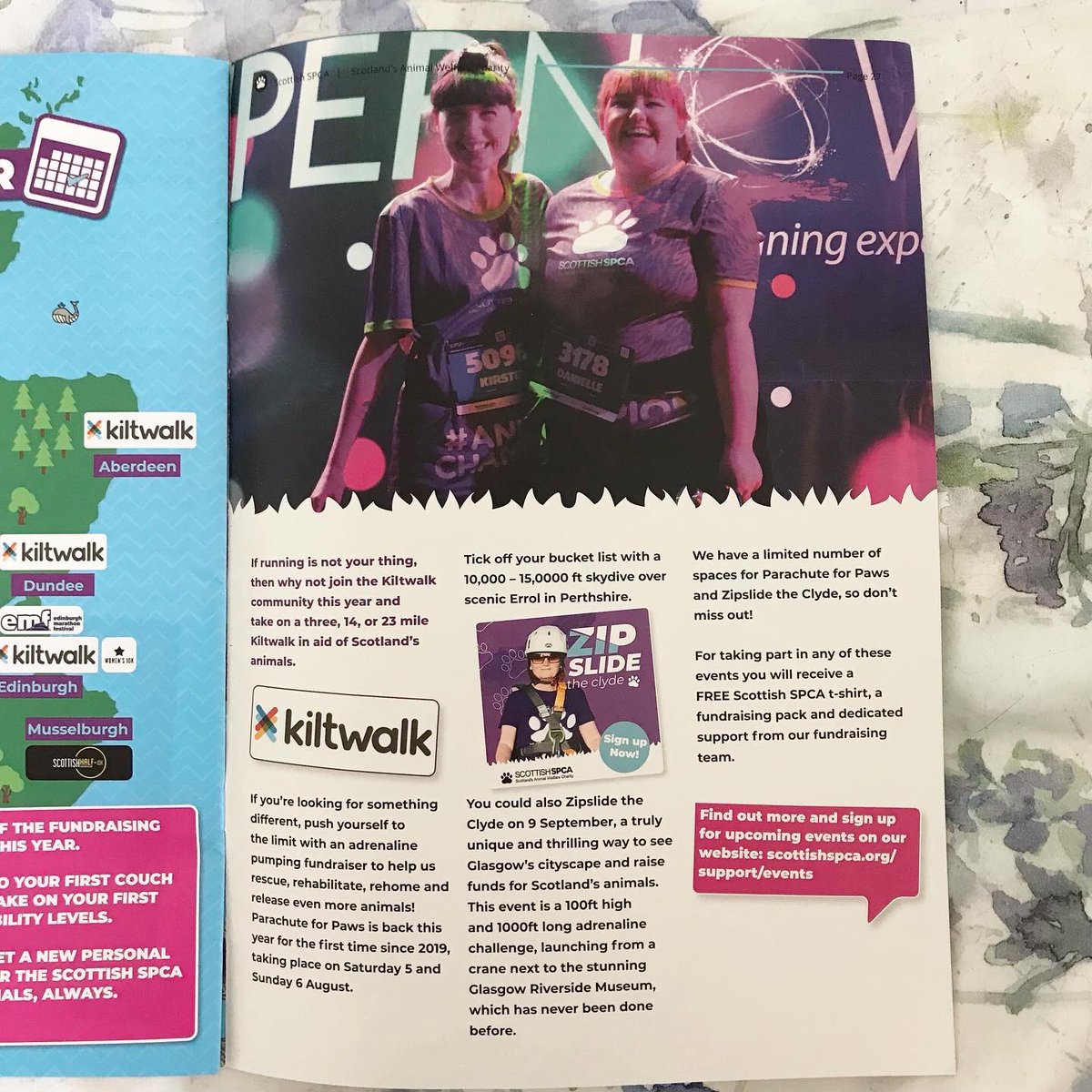 GGallerina's tweet photo. 🐾💌 Happy post in the latest Animal Matters from @ScottishSPCA - how lovely to see both the Kelpies Supernova #RunForRescues AND our Lanarkshire Fundraisers Group featured! Please donate now to Scotland’s only all animal emergency service: 🐶🐱🐹🐰https://t.co/ERxeHhvmBK https://t.co/8CbBxNAbCO