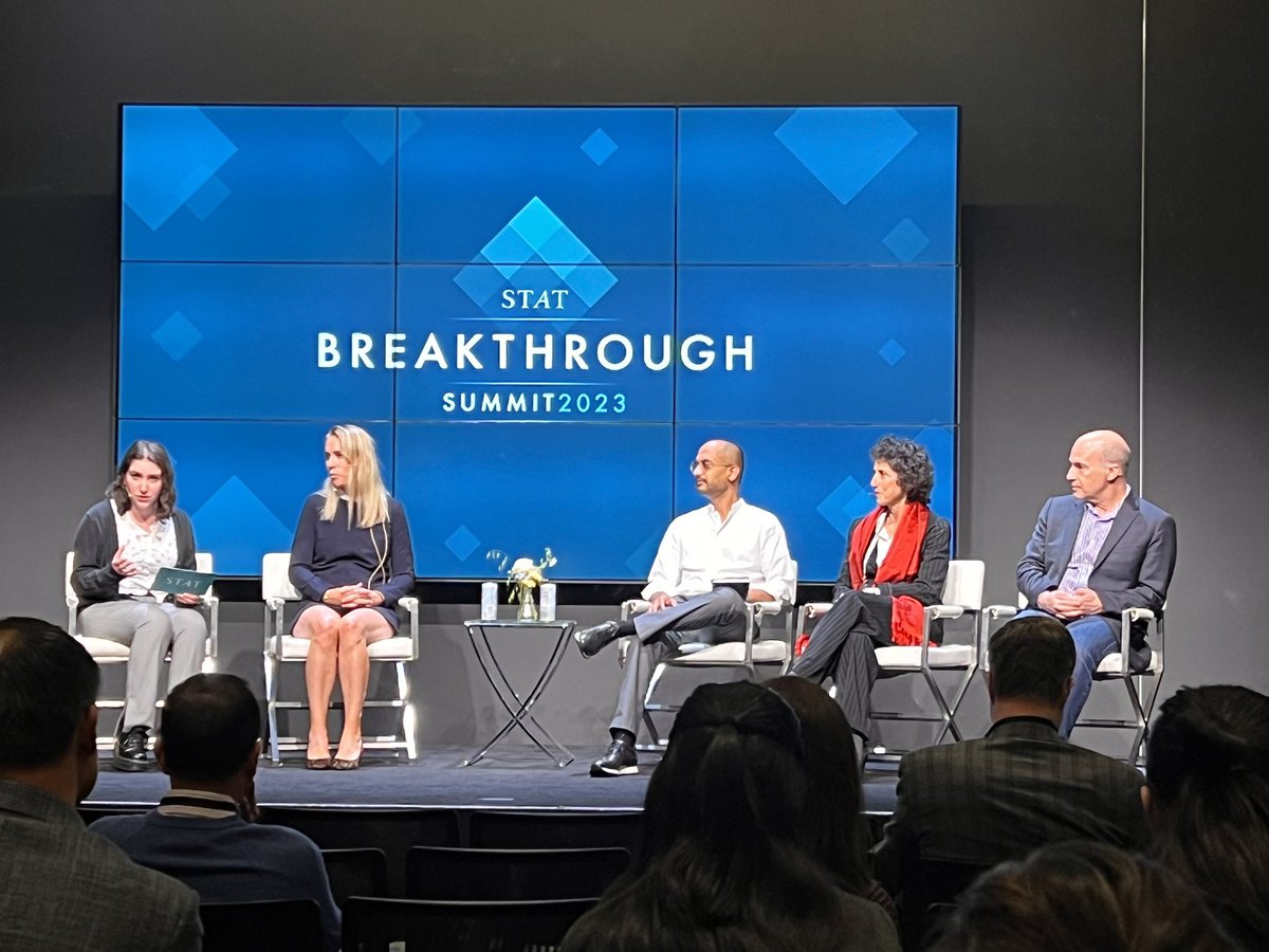 Had a great time at #STATBreakthrough discussing current and future state of liquid biopsy tests with the companies at the forefront of a still nascent market. Thanks to <a href="/LizzyLaw_/">Lizzy Lawrence</a> for moderating!