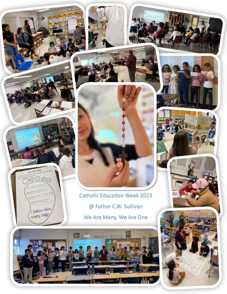 Thank you to all our @FrCWSullyDPCDSB families for coming out to witness our #CEW2003 events every day this week... WE ARE MANY, WE ARE ONE 🙏📿♥
#DPCDSB_CEW