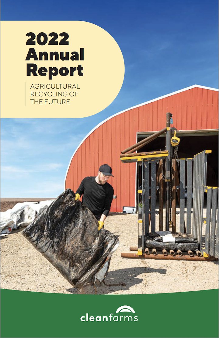 Cleanfarms's tweet photo. 2022 was a year of new opportunities & achievements in #recycling agricultural #plastics, keeping them in continuing use in the #circulareconomy. Thank you to all who have contributed to this! Find out more in #Cleanfarms' just-released 2022 Annual Report! https://t.co/waZSfsYi5E https://t.co/kXyfKER4bJ