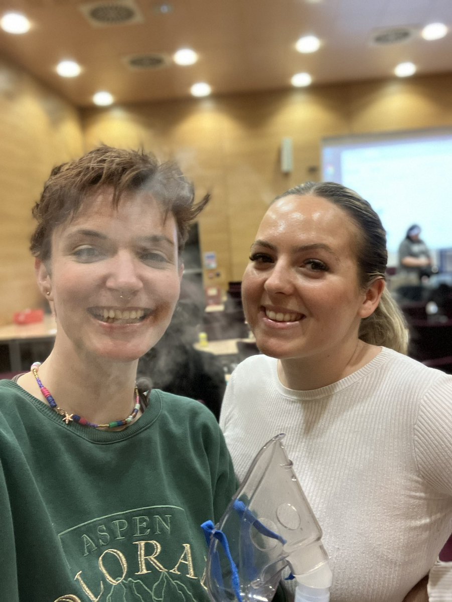 LauraG_cyp's tweet photo. Another excellent workshop from @katsethi &amp; the @BCU_CYPnursing team. Focus on common paediatric respiratory conditions. @megaanjamess smashing it with knowledge &amp; skill! #studentnurse #3rdyear #paediatricnurse https://t.co/8LVVqj1Ouv