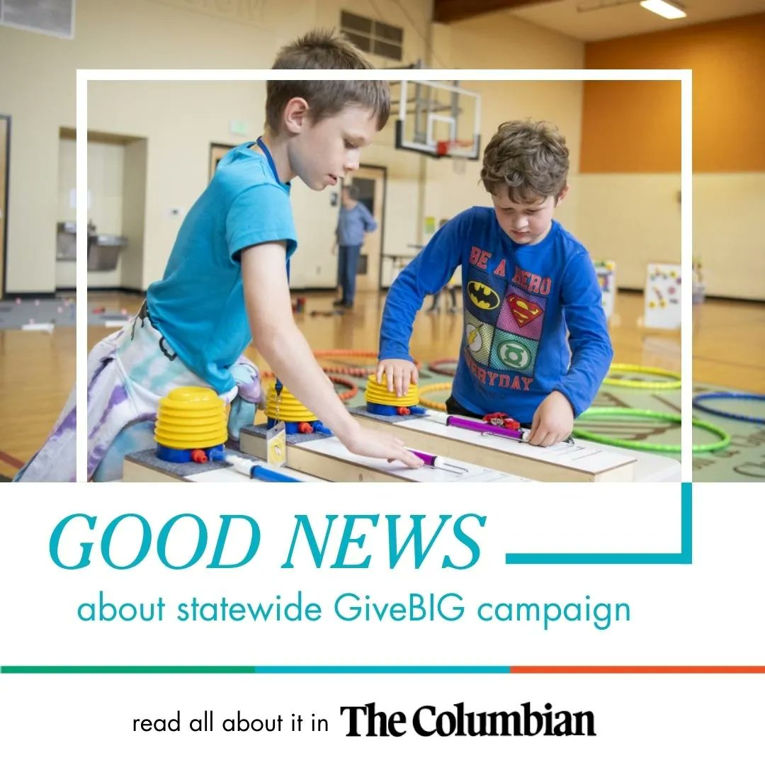 GiveBIG was a BIG #success !

Learn more from <a href="/thecolumbian/">The Columbian</a>: buff.ly/3LZkhE0