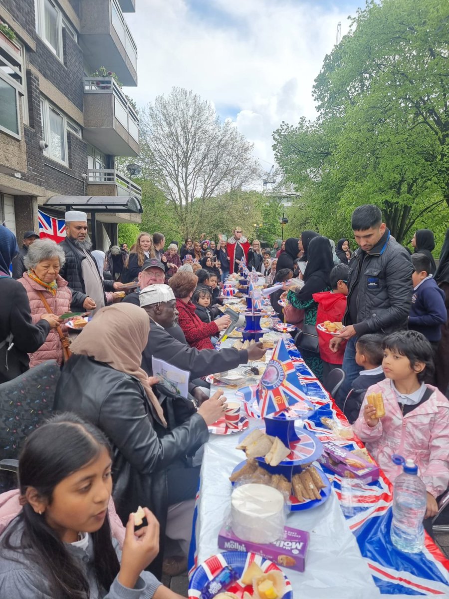 We celebrated the #KingCharlesCoronation with our very own street party!!! #community #GreatBritain #royal