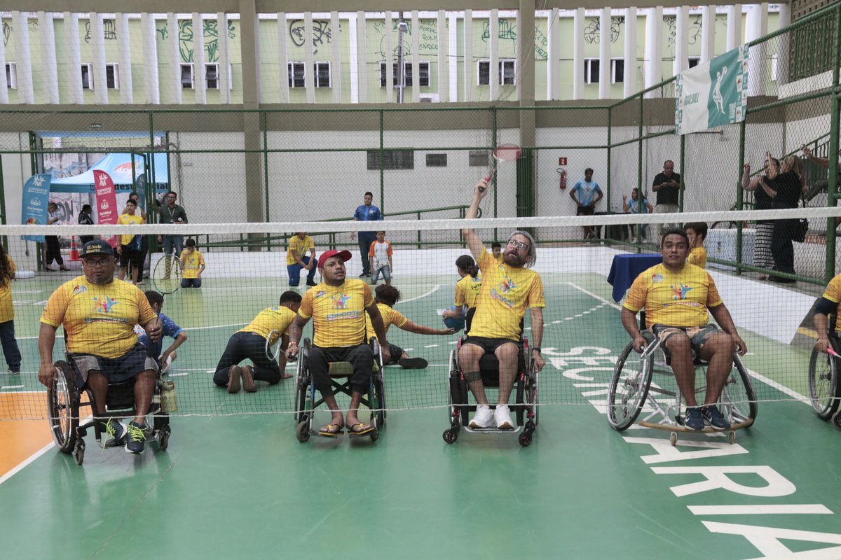prefeiturapmf's tweet photo. A iniciativa vem incentivando a prática esportiva para pessoas com deficiência (PcD) e hoje já conta com oito modalidades, atendendo alunos a partir dos 6 anos de idade, entre crianças, jovens e adultos.

Quando o assunto é esporte, talento e habilidade, essa galera entende, viu? https://t.co/g0i79OiyEn
